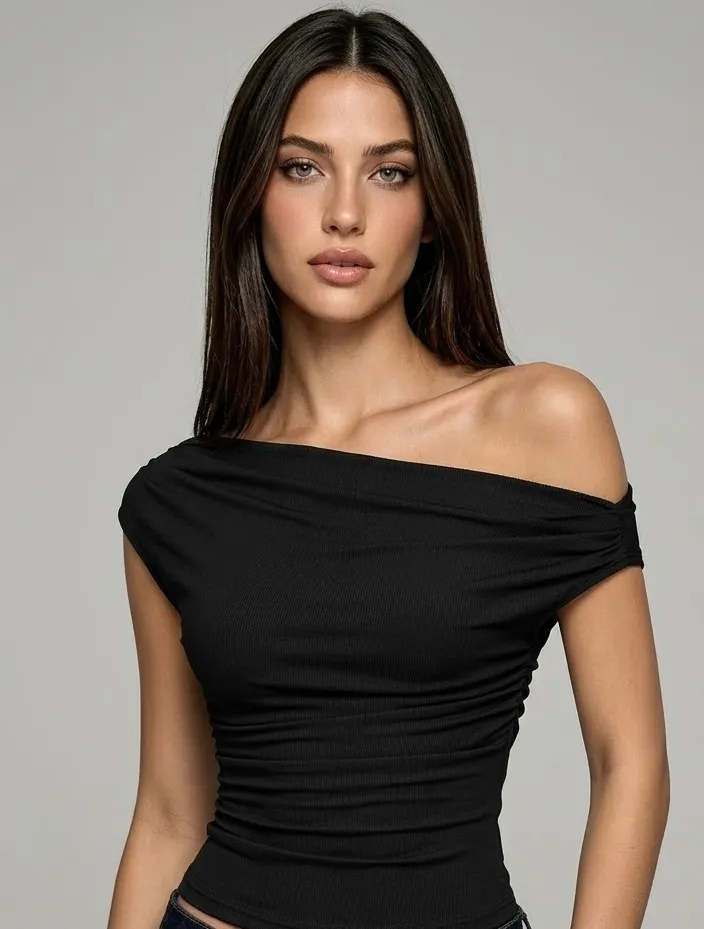 Blusa casual Versatil — Negra